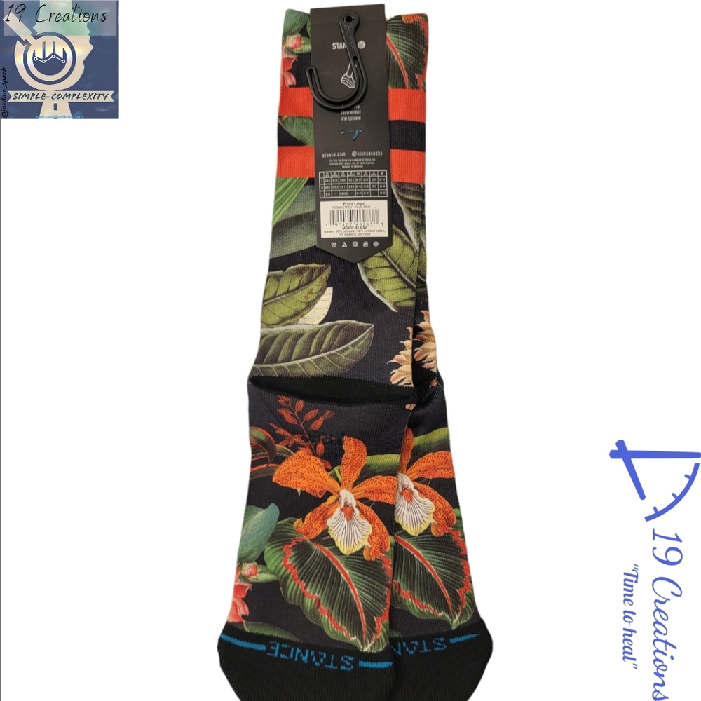 (NWT) Stance socks Casual Crew height- Large - Picture 5 of 5
